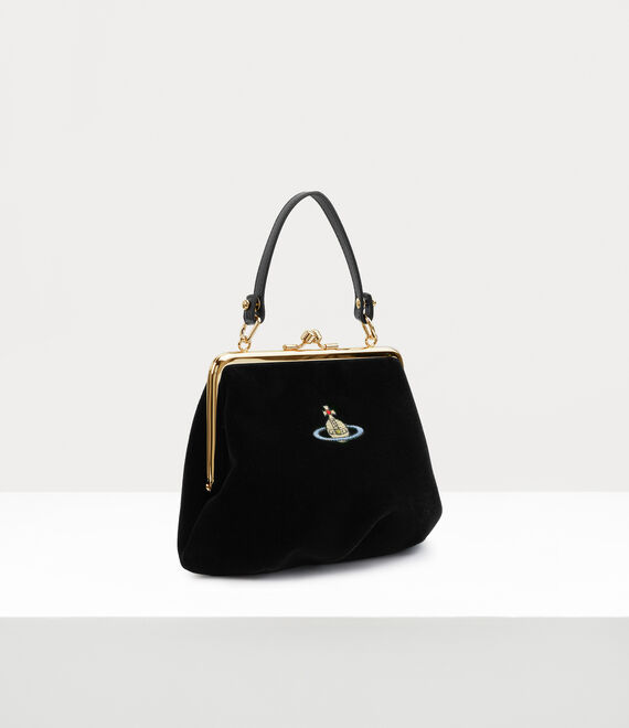 Vivienne Westwood Granny Frame Purse in BLACK